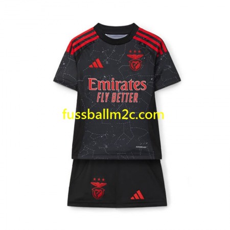 Fußballtrikots Benfica Lissabon Kinder Auswärts Trikotsatz 2024-2025
